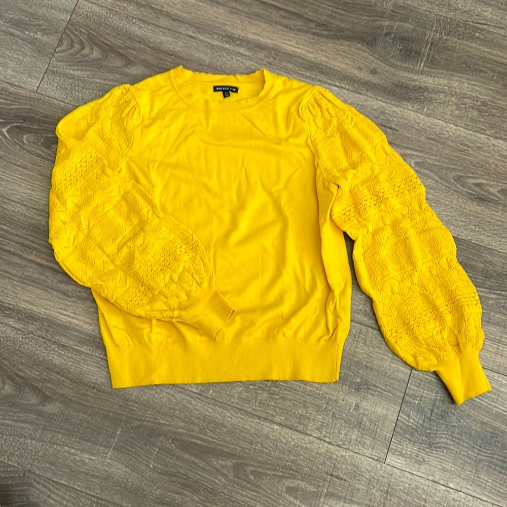 Statement sleeve sweater